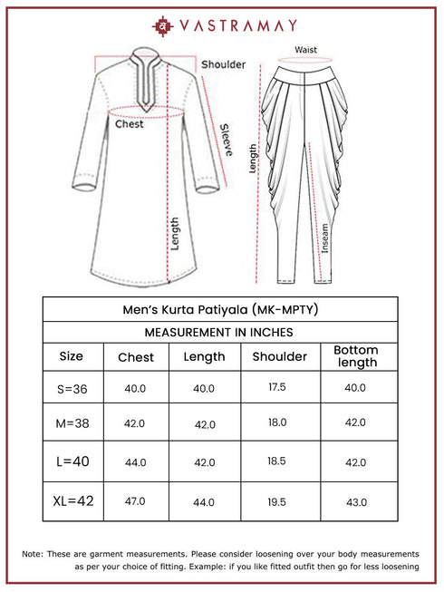 Men's Cream Viscose Pathani Kurta Set